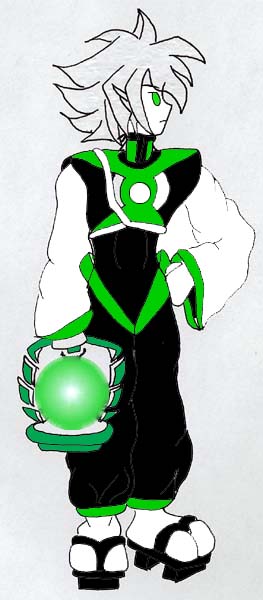 Bryan as a Green Lantern. Woo!